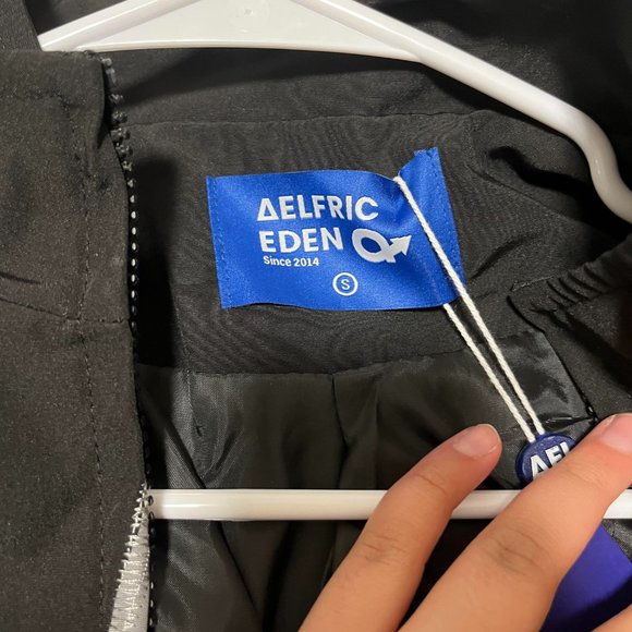 Reflective Stripe Star Zipper Jacket - Picture 2 of 3